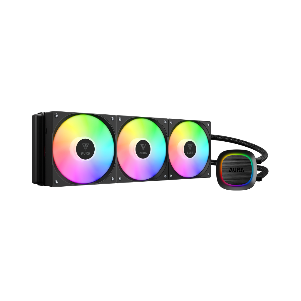 GAMDIAS AURA GL360 V2, 360mm, RGB, 3 Fanlı, CPU Sıvı Soğutma