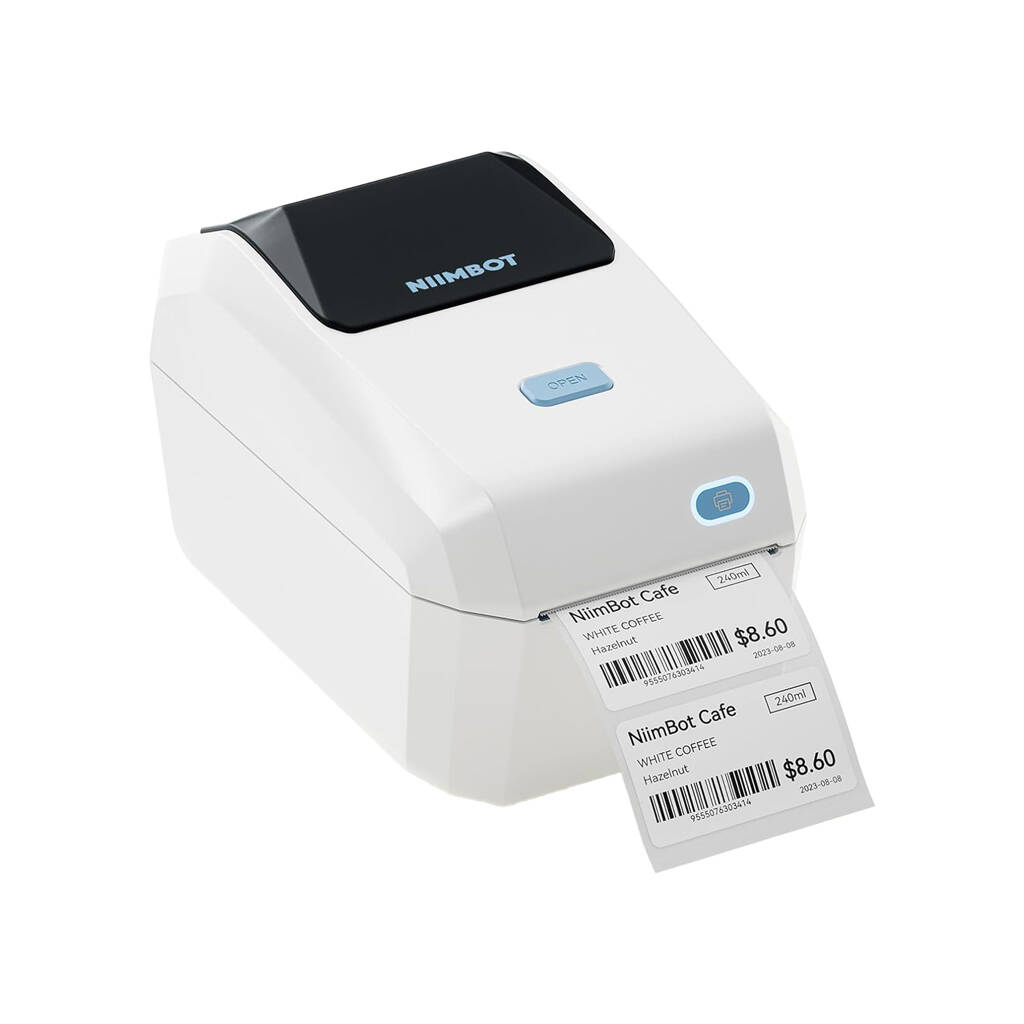 NIIMBOT K3, Taşınabilir, Mürekkepsiz, Termal Etiket Yazıcı (Bluetooth, Wifi) Krem