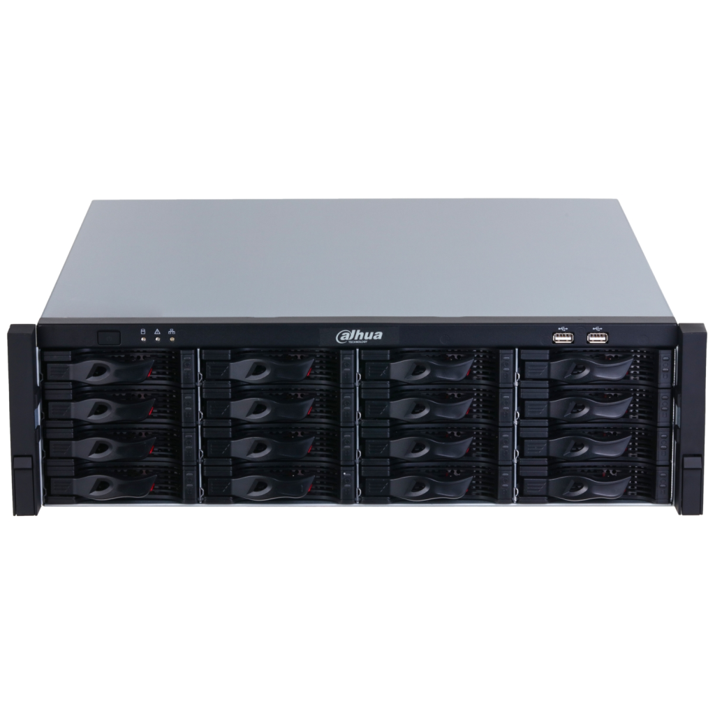 DAHUA  NVR616H-64-XI, 64Kanal, 32Mpix, H265+, 16 HDD, 1080P Kayıt, 1024 0Mbps Bant Genişliği, 4 Port 2500 Mbps LAN, RAID 0/1/5/6/10 NVR