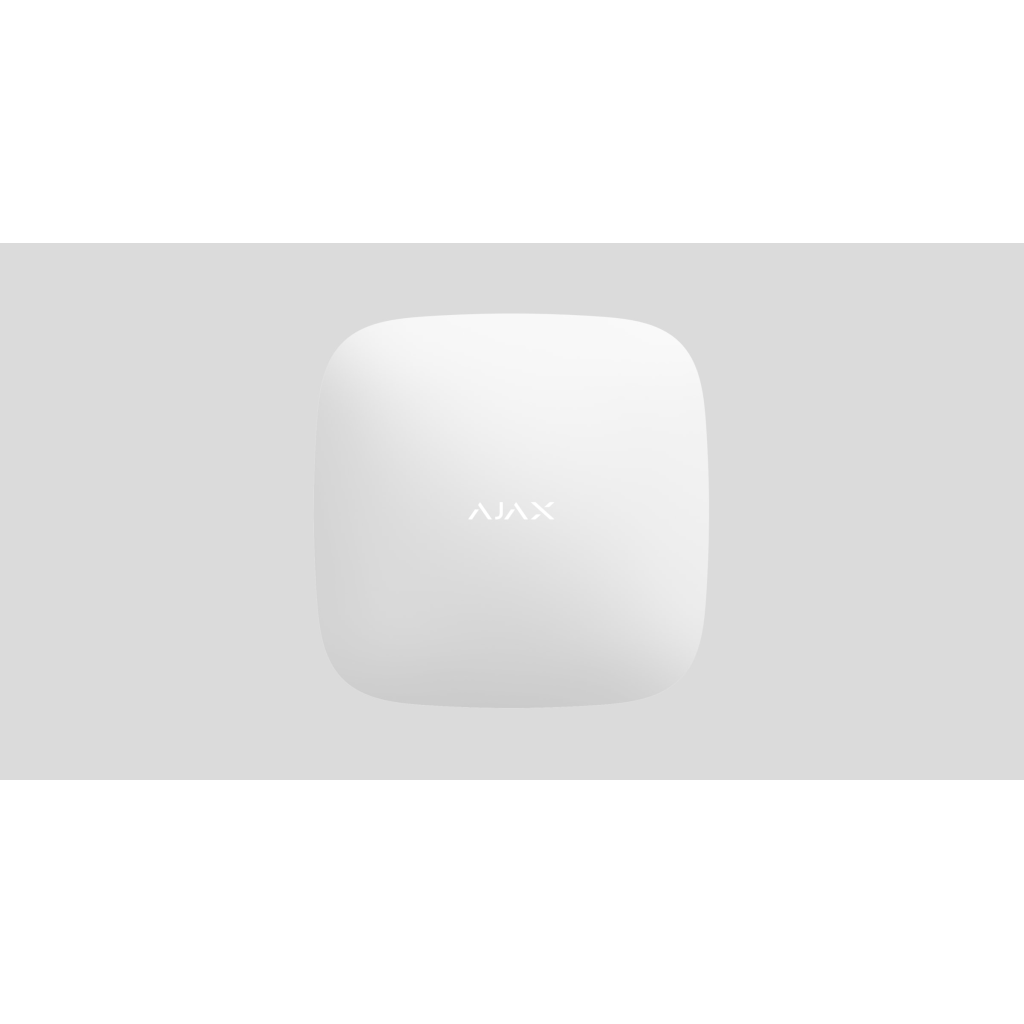 AJAX Hub2 (4G), Kablosuz, Görsel Doğrulamalı,  Alarm Paneli, BEYAZ