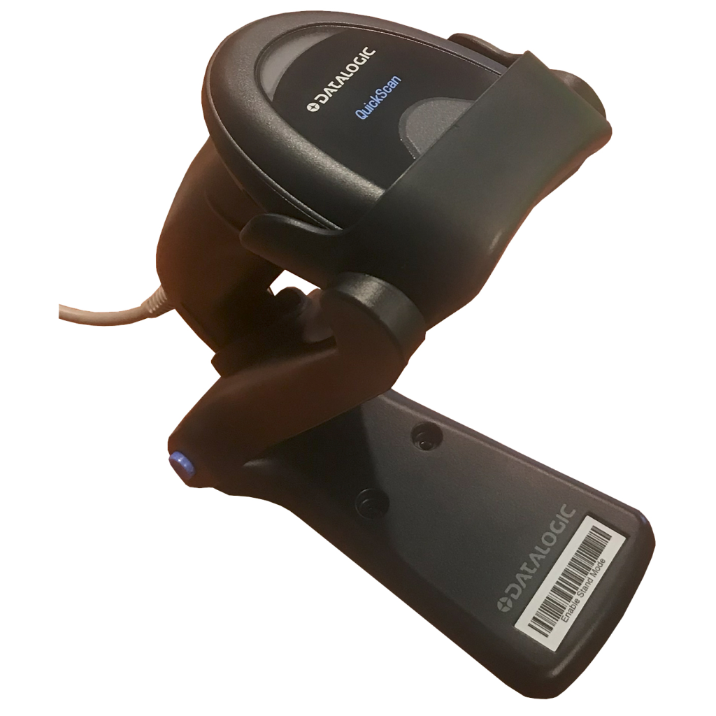 DATALOGIC Quickscan QD2220, EL Tipi, Laser, USB Kablolu, 1D, Barkod Okuyucu (Ayaklı)