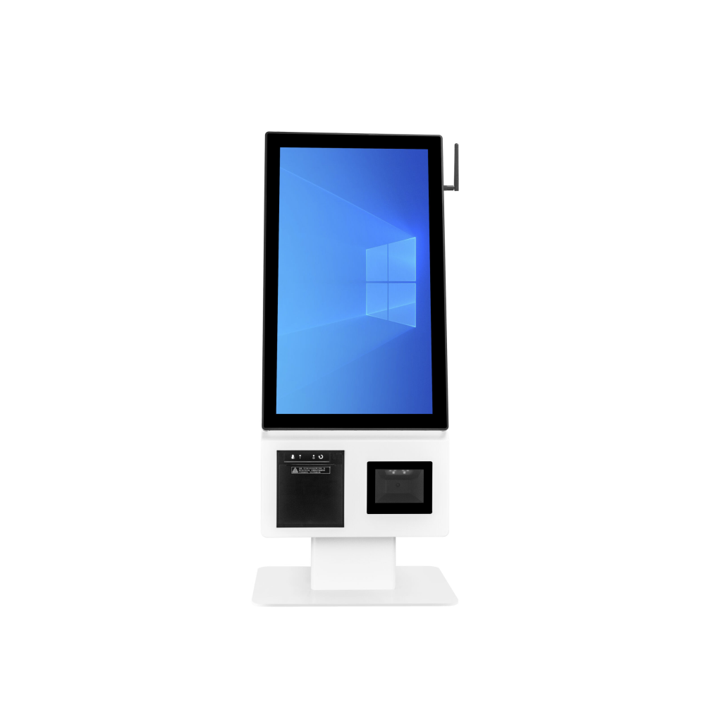 Tiwox S-1250, 21,5" Led Panel, Intel i7 5.Gen, 16Gb Ram, 256Gb SSD, Wi-Fi, 80mm Barkod Yazıcı, 2D Okuyucu, KİOSK (Beyaz)
