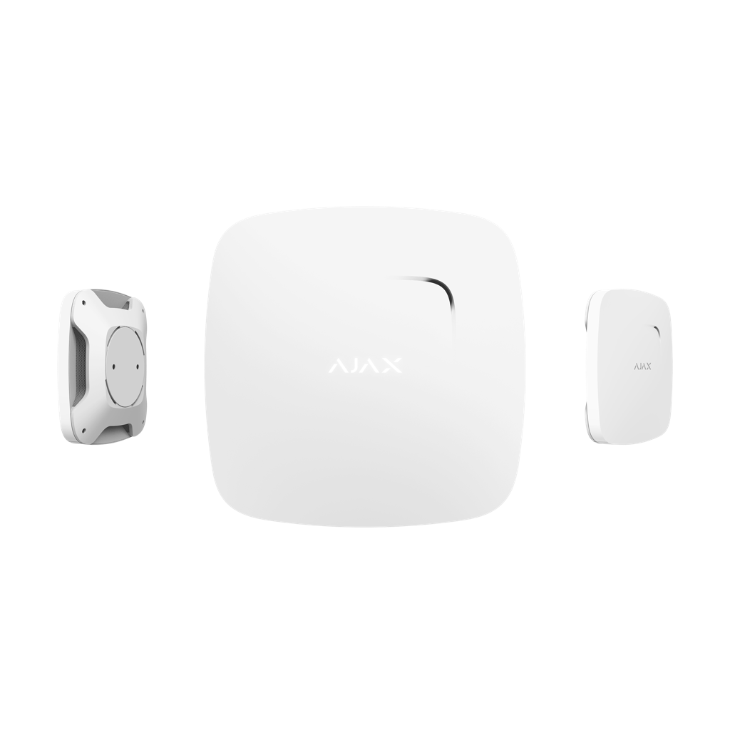 AJAX  FireProtect Plus, Kablosuz, Isı ve Duman Dedektörü, BEYAZ