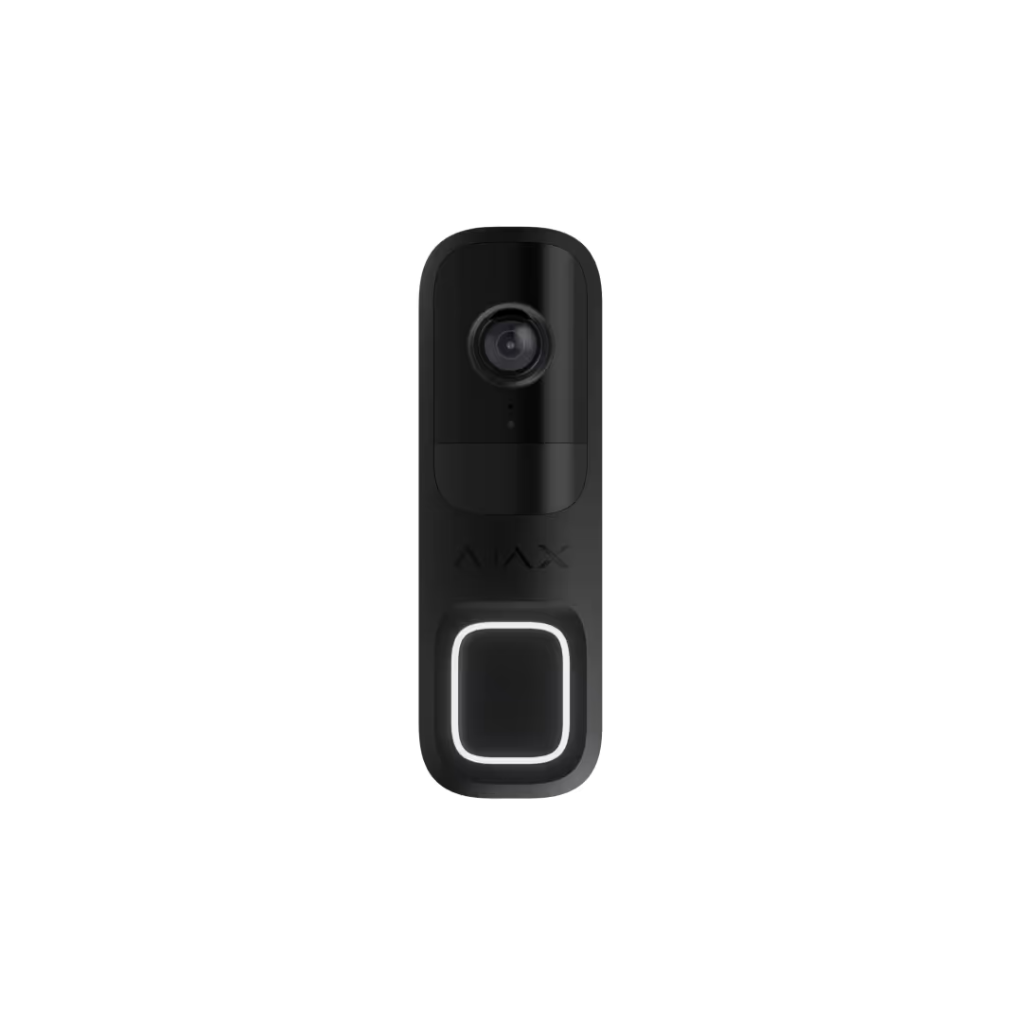 AJAX, DOORBELL, Kablosuz, Kameralı, Kapı Zili  Siyah