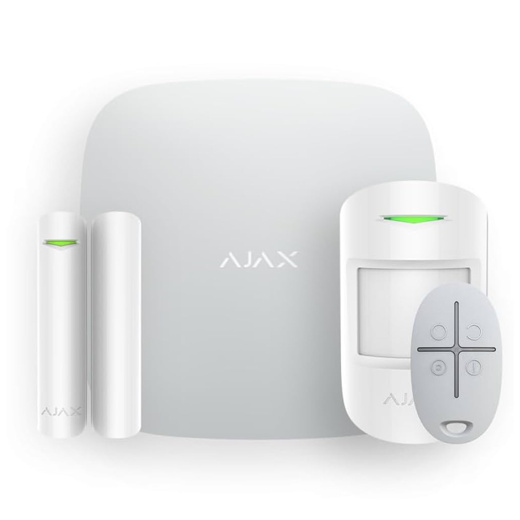 AJAX  StarterKit Plus, Kablosuz, Alarm Kiti, BEYAZ