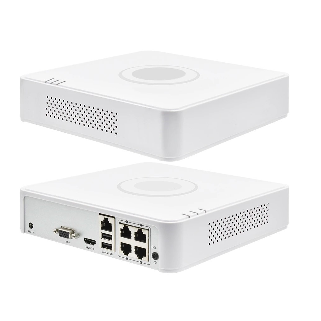 HIKVISION DS-7104NI-Q1/4P, 4Kanal PoE, 4Mpix, H265+, 1 HDD, UHD 1520P Kayıt, 40-60Mbps Bant Genişliği, NVR