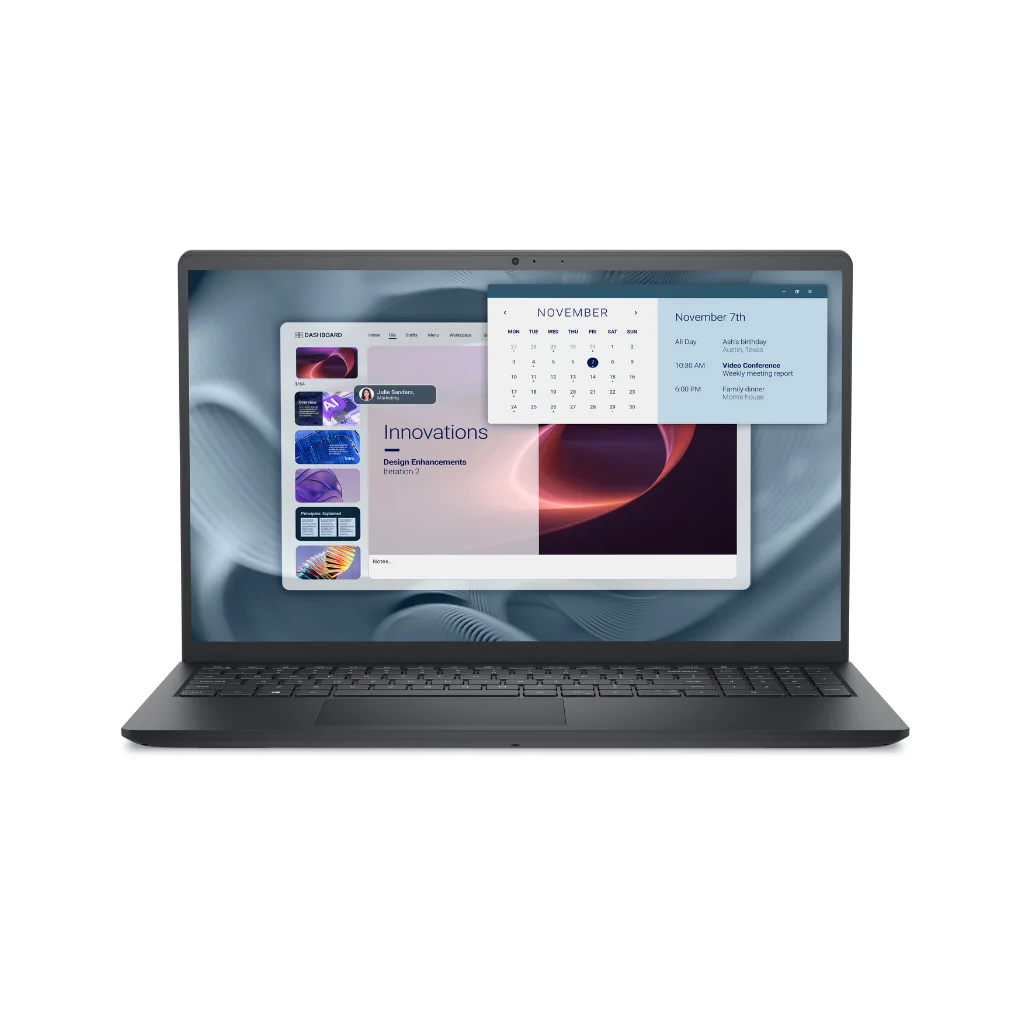 DELL Pro 15 Essential PV15255, Ryzen 5 7520U, 15,6" FHD, 8Gb Ram, 512Gb SSD, Paylaşımlı Ekran Kartı, Free Dos Notebook
