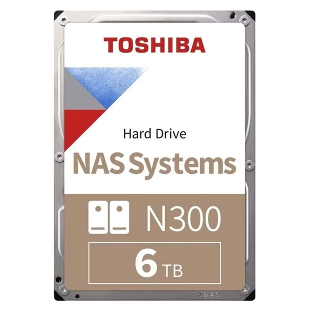 TOSHIBA N300, MN10ADA600S, 3.5", 6TB, 512Mb 7200 Rpm, SATA3, 7/24 NAS, SERVER, HDD (Türkiye Distribütörü Garantili)