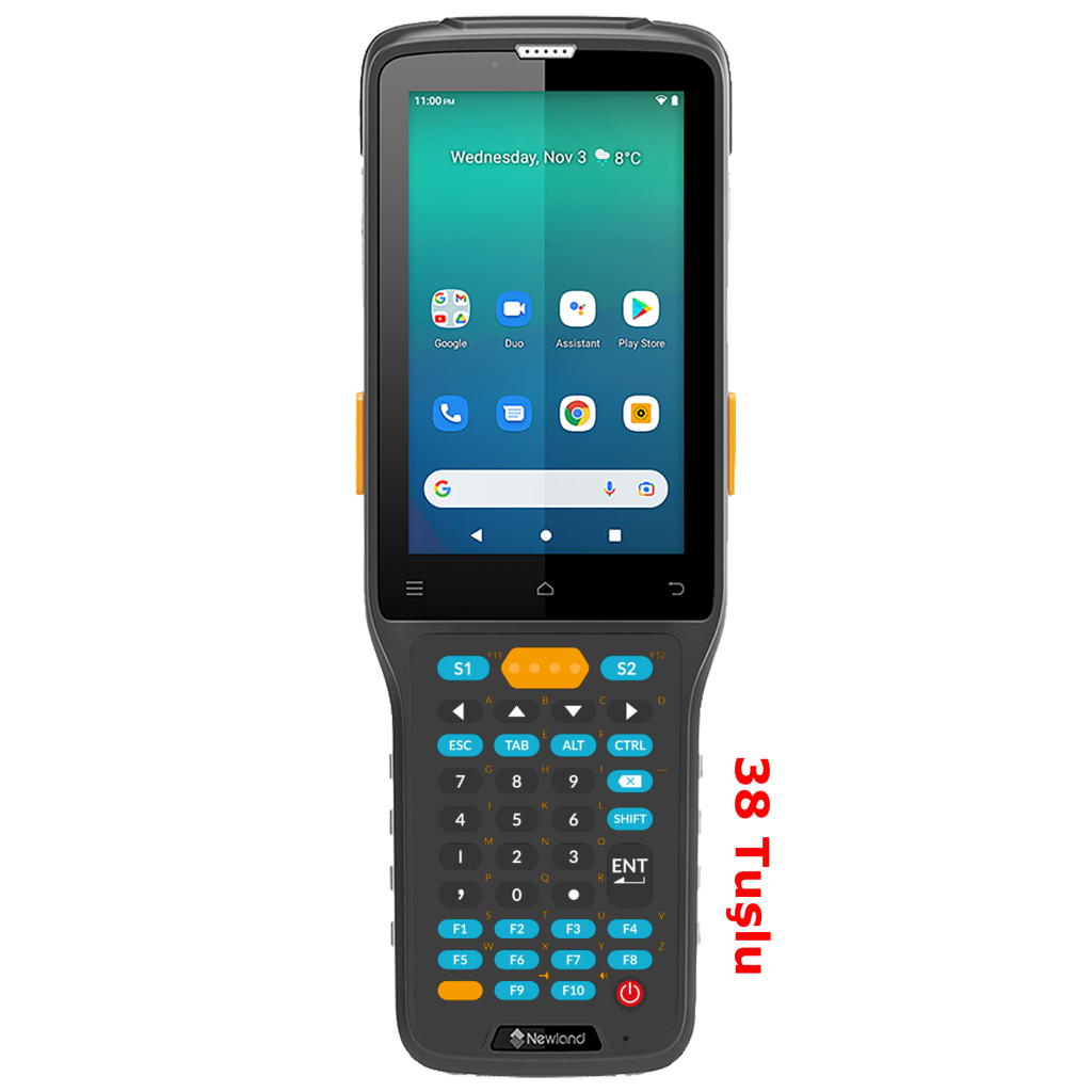 NEWLAND N7-PRO-W4-S3, Cachalot Pro II, Android 11, WiFi, Bluetooth, 4 GB RAM, 64 GB ROM, 2D Karekod, 4" Dokunmatik Ekran, El Terminali