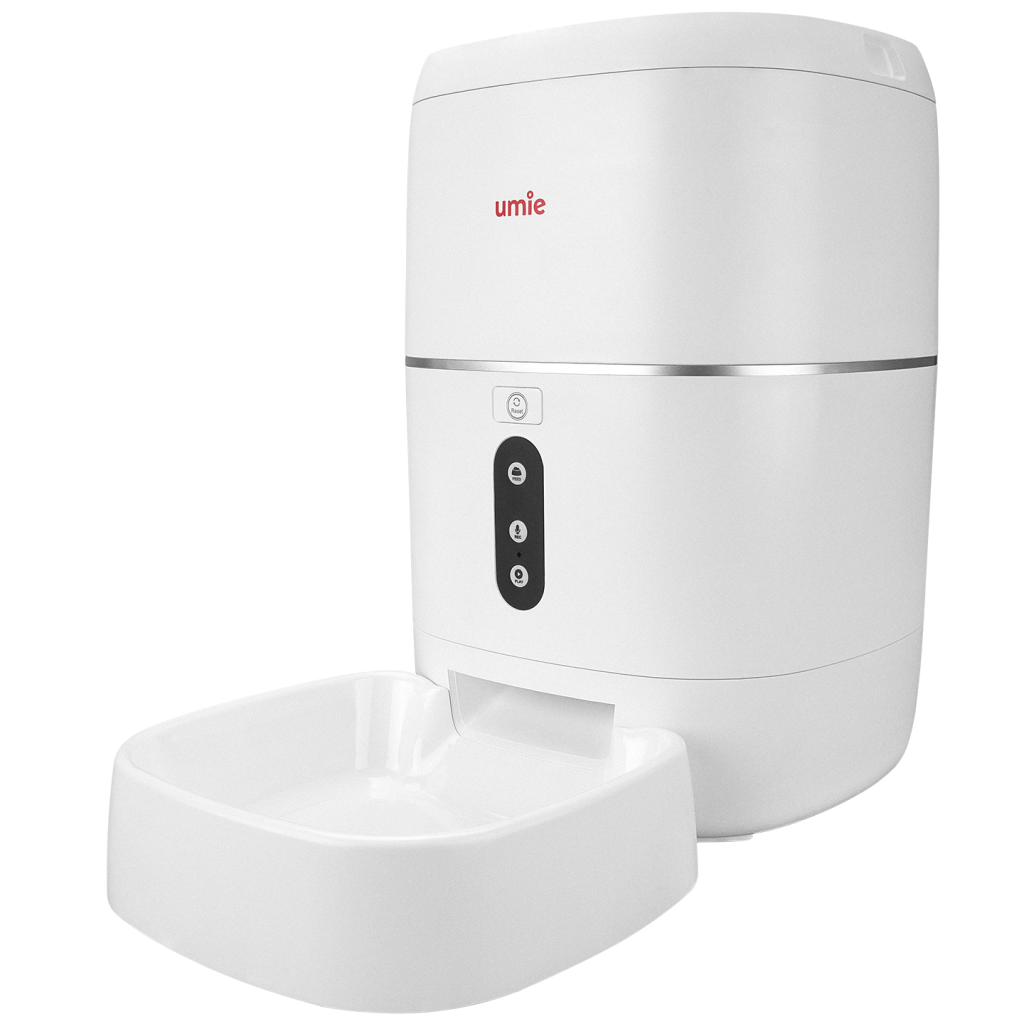 UMIE UM-PF2021A, 6Litre Kapasiteli,  WiFi, Bluetooth, Sesli Mesaj, Tuya Destekli, Otomatik Yem Kabı