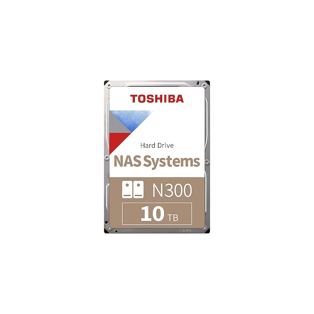TOSHIBA N300, MN10ADA10TS, 3.5", 10TB, 512Mb 7200 Rpm, SATA3, 7/24 NAS, SERVER, HDD