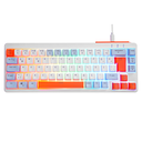 ACER eMachines, EAK810, Beyaz, USB Kablolu, Rainbow Backlight, Membran Renkli Tuşlar, Türkçe Q, 68 Tuşlu, Gaming Klavye