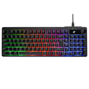 ACER eMachines, EAK860, Siyah, USB Kablolu, Rainbow Backlight, Membran Tuşlar, Türkçe Q, 100 Tuşlu, Gaming Klavye