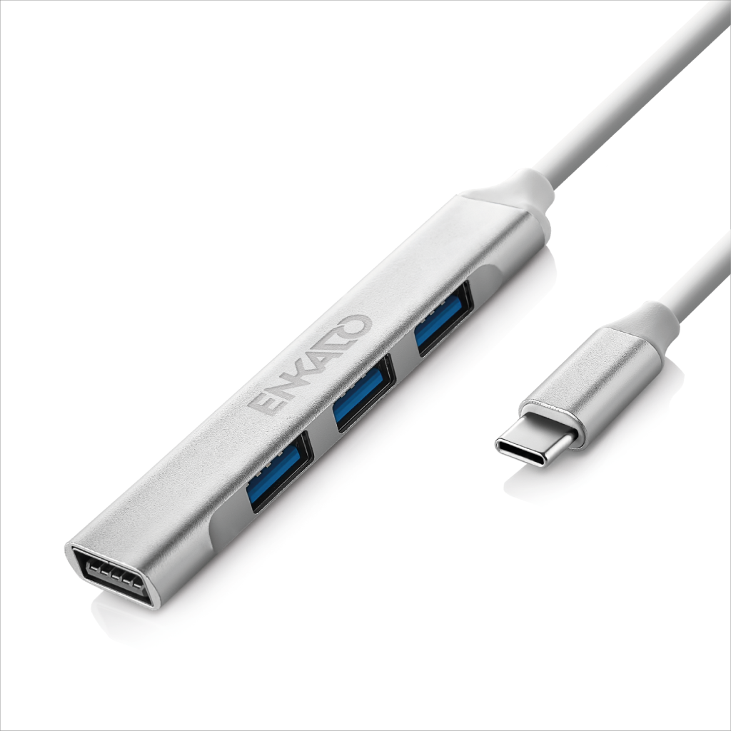 ENKADO EKD-TP50, Type-C to 3xUSB 2.0, 1xUSB 3.0, Metal, USB HUB