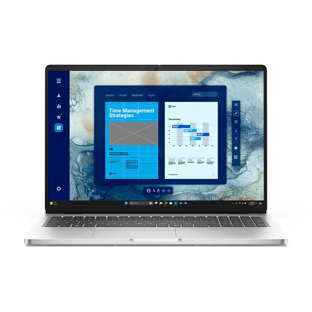 DELL Pro 16  PC16250-BTO106-WP Ultra 5-235U, 16" FHD, 32Gb Ram, 512Gb SSD, Paylaşımlı Ekran Kartı, Free Dos Notebook