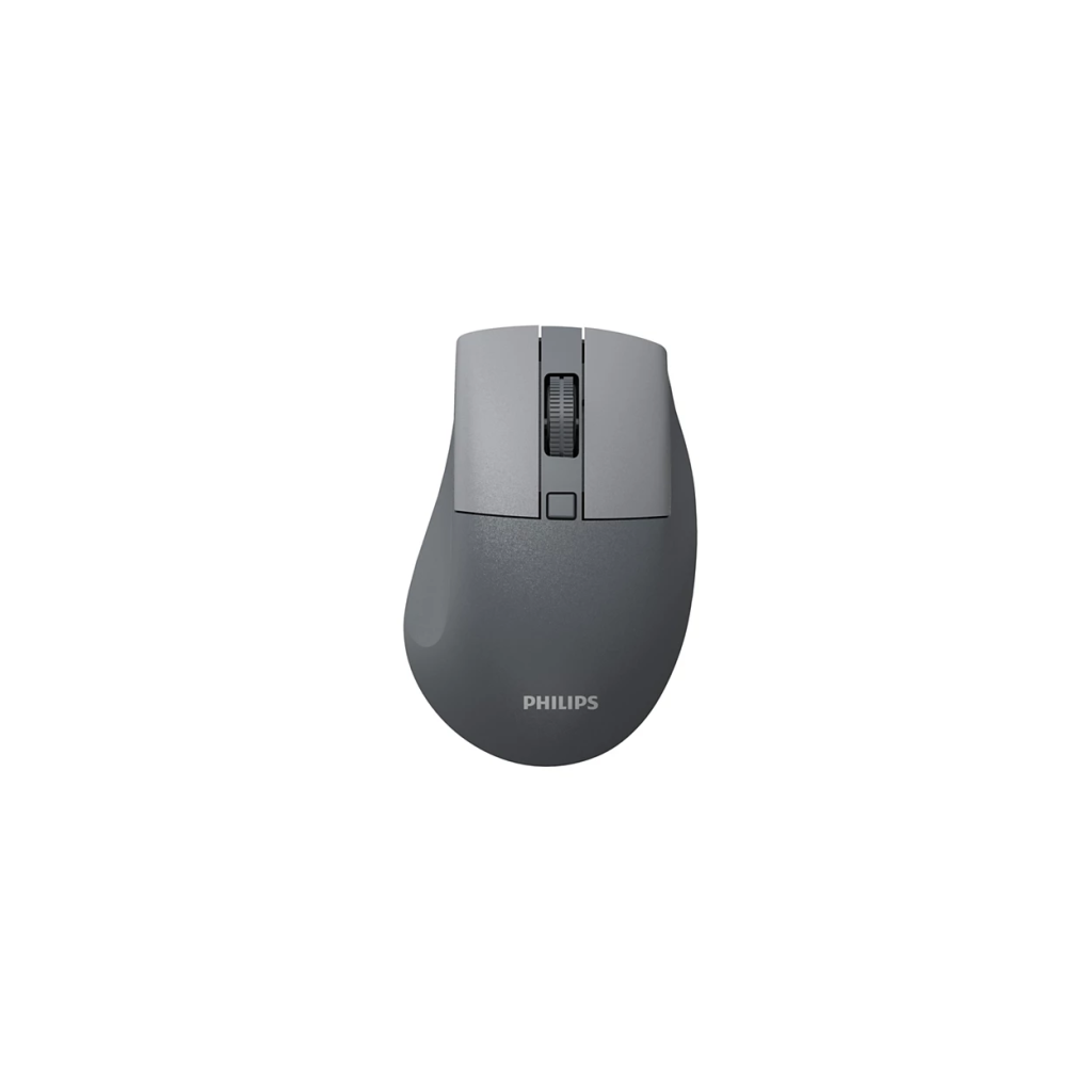PHILIPS SPK7528G, SESSİZ, Gri, USB Nano  2,4Gh ve Bluetooth Kablosuz, 1600dpi, Optic, 3 Tuşlu Ergonamik Mouse