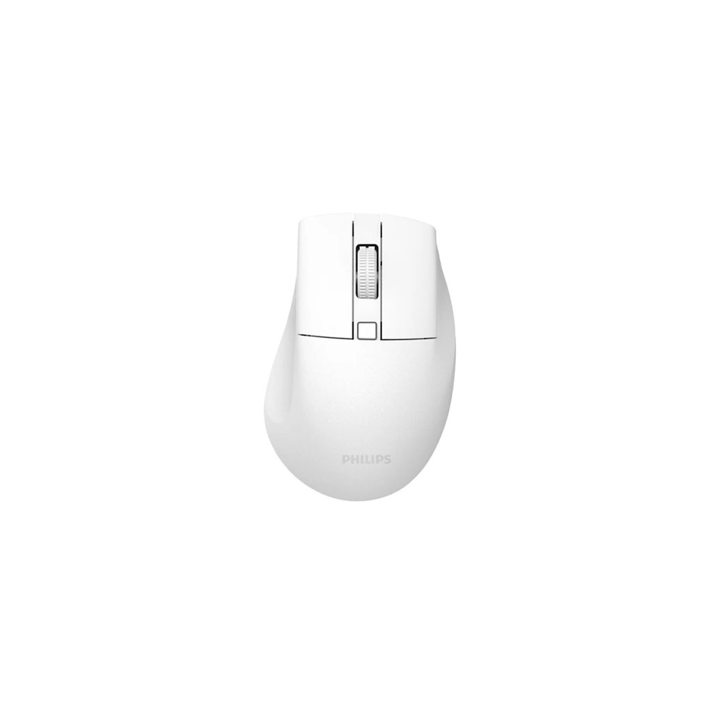 PHILIPS SPK7528W, SESSİZ, Beyaz, USB Nano  2,4Gh ve Bluetooth Kablosuz, 1600dpi, Optic, 3 Tuşlu, Ergonamik, Sessiz Click, Mouse