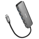 S-LINK SWV-USBC030, Type-C to HDMI, 3xUSB3.0, 1xPD Metal, USB HUB ve Çevirici