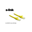 S-Link SL-CAT601YE, CAT6 Patch, 1Mt Kablo (Sarı)