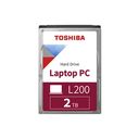 TOSHIBA L200, HDWL120UZSVA, 2.5", 2TB, 128Mb 5400 Rpm, Notebook HDD (Türkiye Distribütörü Garantili)