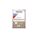 TOSHIBA N300, HDWG51EUZSVA, 3.5", 14TB, 512Mb 7200 Rpm, SATA3, 7/24 NAS, SERVER, HDD (Türkiye Distribütörü Garantili)