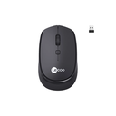 LECOO WS202, USB 2.4Ghz Kablosuz, 4 Tuşlu, Mouse, 1.200 DPI, Siyah