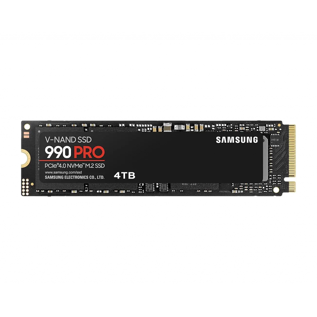 SAMSUNG MZ-V9P4T0BW, 990 PRO, 4TB, 7450/6900, Gen4, NVMe PCIe M.2 2280, SSD (Türkiye Distribütörü Garantili)