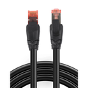 BIX C8S05, CAT8, Patch, 5Mt, Kablo (Siyah)