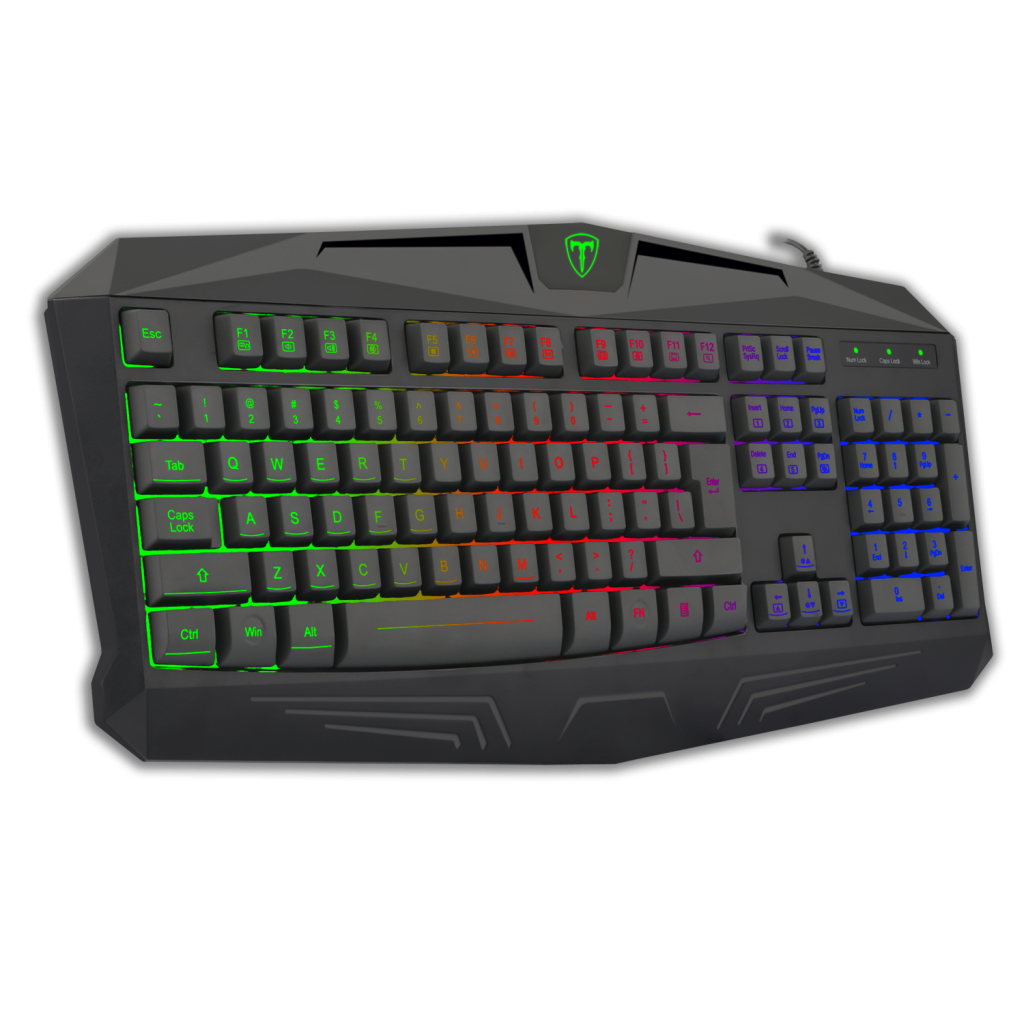 T-DAGGER TANKER, T-TGK106, USB Kablolu, Türkçe Q, Rainbow Backlight, Membran Tuşlar, 104 Tuşlu, Gaming Klavye
