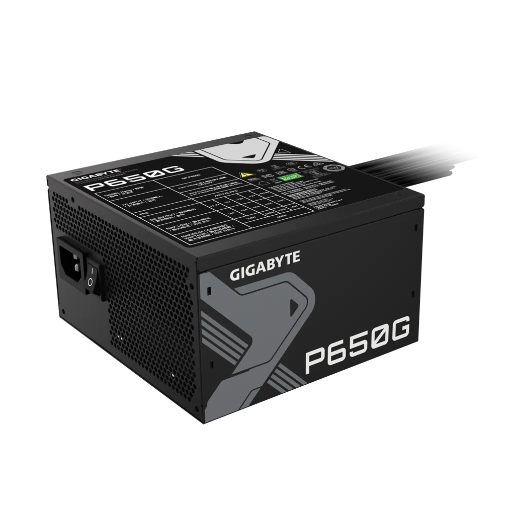 GIGABYTE GP-P650G, 650W, 80+ GOLD, GAMING Power Supply