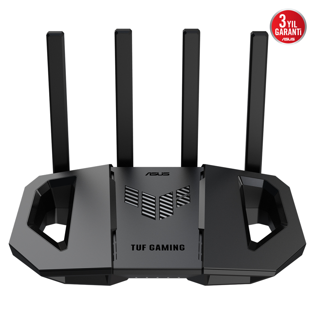 ASUS TUF-BE3600, BE3600, 4 Port, 3600Mbps, Dual Band, WİFİ 7, AiMesh, AiProtection Pro, GAMING Extendable Router