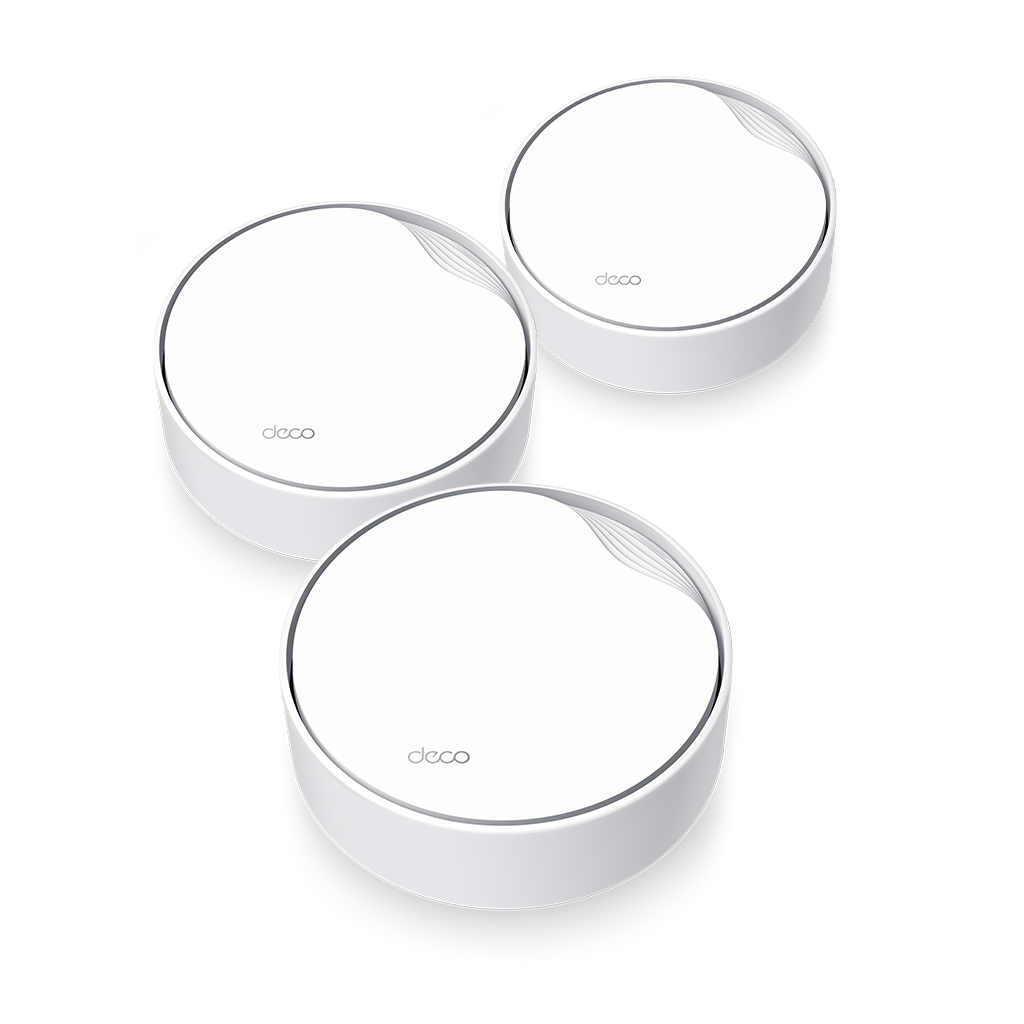 TP-LINK DECO-X50-POE, AX3000, Üçlü Mesh, 3000Mbps, Dual Band, WiFi6, 3Port Gigabit Lan, 600m2 kapsama Alanı, Router, Geniş Alan İnternet Ağı Sağlayıcısı
