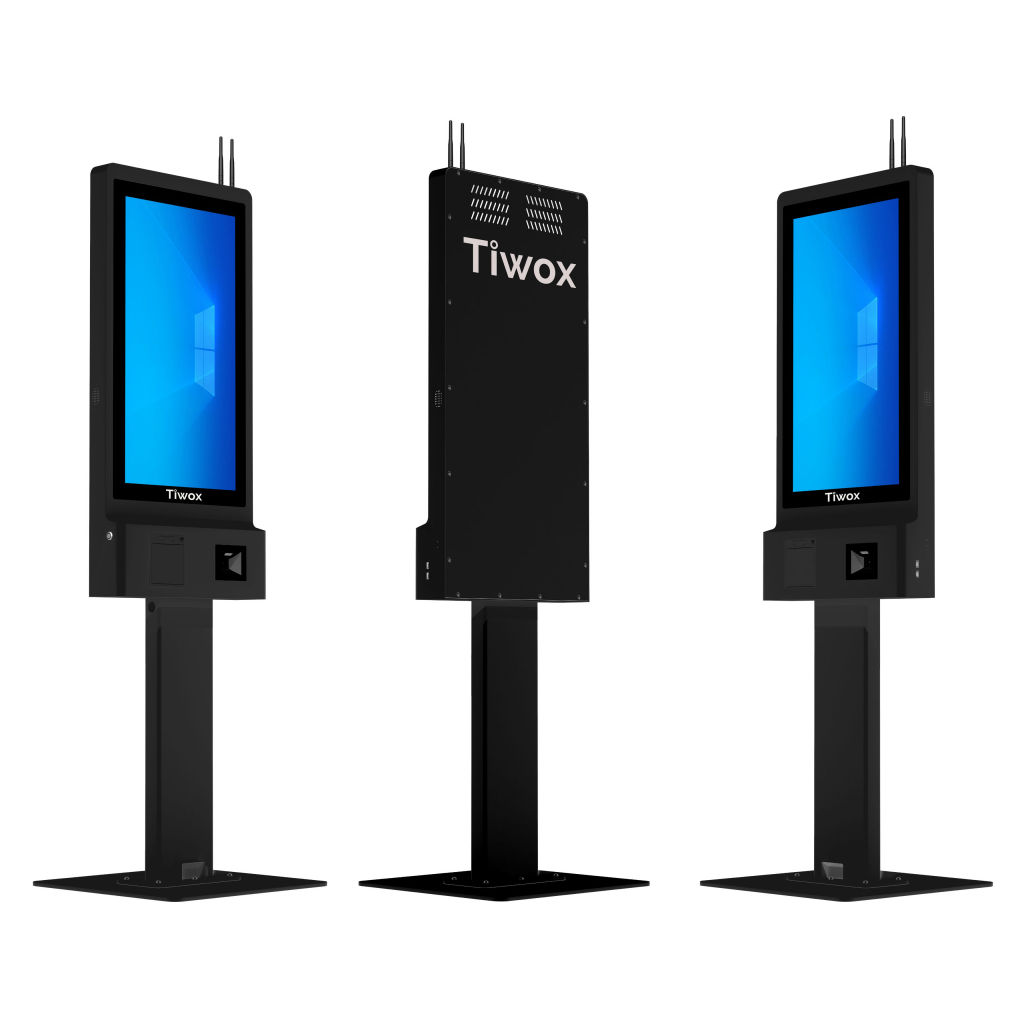 Tiwox K-3250B, 32" Led Panel, Intel i7 5.Gen, 16Gb Ram, 256Gb SSD, Wi-Fi, 80mm Barkod Yazıcı, 2D Okuyucu, KİOSK (Siyah)
