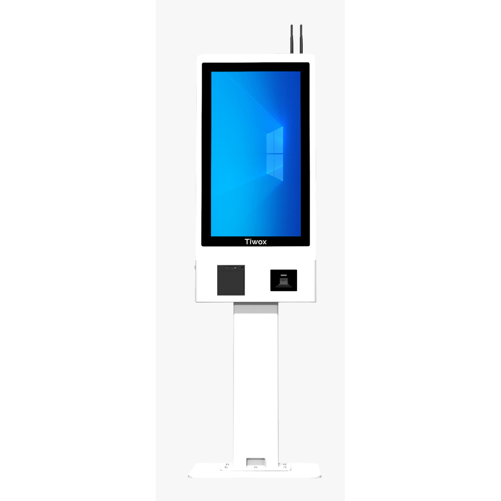 Tiwox K-3250W, 32" Led Panel, Intel i7 5.Gen, 16Gb Ram, 256Gb SSD, Wi-Fi, 80mm Barkod Yazıcı, 2D Okuyucu, KİOSK (Beyaz)