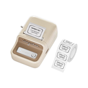 NIIMBOT B21S, Taşınabilir, Mürekkepsiz, Termal Etiket Yazıcı (Bluetooth, Type-C) Krem/Beyaz