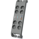 PHILIPS SPN8180GA/62, 8 Soket, Akım Korumalı Priz, 2400 Joules, 2Mt Kablo, 2xUsb-C PD 20W Hızlı Şarj, 2xUsb-A QC 18W, (Gri)