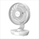 FENY FN-F88, Oscilla+, BEYAZ,  3 Kademeli Hız, 150 Derece Otomatik Salınım, 8" Kanat, Masaüstü, Gece Lambası, Dahili 3000mAh Bataryalı, Type-C Şarj Girişli, Vantilatör