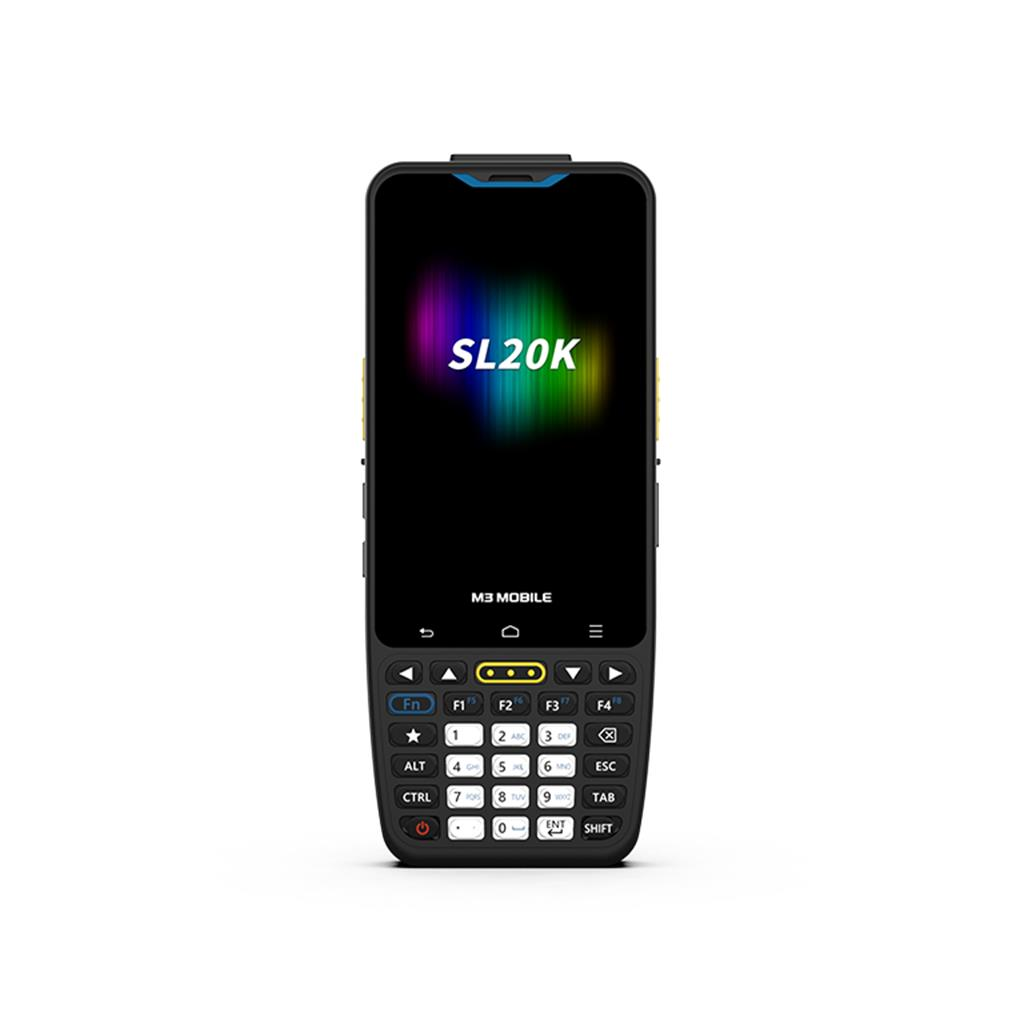 M3 Mobile SL20K, Android 13, WiFi, Bluetooth, 4" Dokunmatik ve Tuşlu Ekran, 4 GB RAM, 64 GB ROM, 2D Karekod, EL Terminali (Kılıf ve Ekran Koruyucu Dahil)