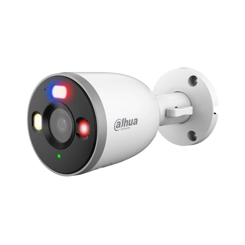 DAHUA F5D-PV-0280, 5Mpix, 2,8mm Lens, H265,  Dual Smart Light, 30Mt. Gece Görüş, IP67, Dahili Mikrofon, Bullet IP Kamera
