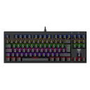 T-DAGGER I-500R, LIGHT CRUISERC , USB Kablolu, Türkçe Q, Rainbow Backlight, Blue Mekanik Switch, 87 Tuşlu, Gaming Klavye