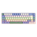 T-DAGGER T-TGK325BCG, VIATOR, USB Kablolu, Türkçe Q, Rainbow Backlight, Red Mekanik Switch, 68 Tuşlu, Gaming Klavye