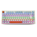 T-DAGGER T-TGK326WBO, MEGATRE, USB Kablolu, Türkçe Q,  Rainbow Backlight, Red Mekanik Switch, 82 Tuşlu, Gaming Klavye