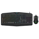 T-DAGGER TS010, 2 IN 1 COMBO, USB Kablolu, Türkçe Q, RGB Backlight, Membran Tuşlar, Multimedya Gaming Klavye ve  7.200DPI, Kablolu Mouse Set