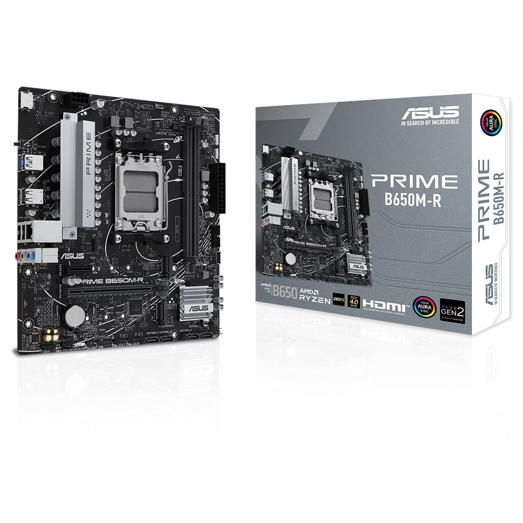 ASUS PRIME B650M-R, 2xDDR5, 2x M.2, HDMI, AM5 Soket Anakart