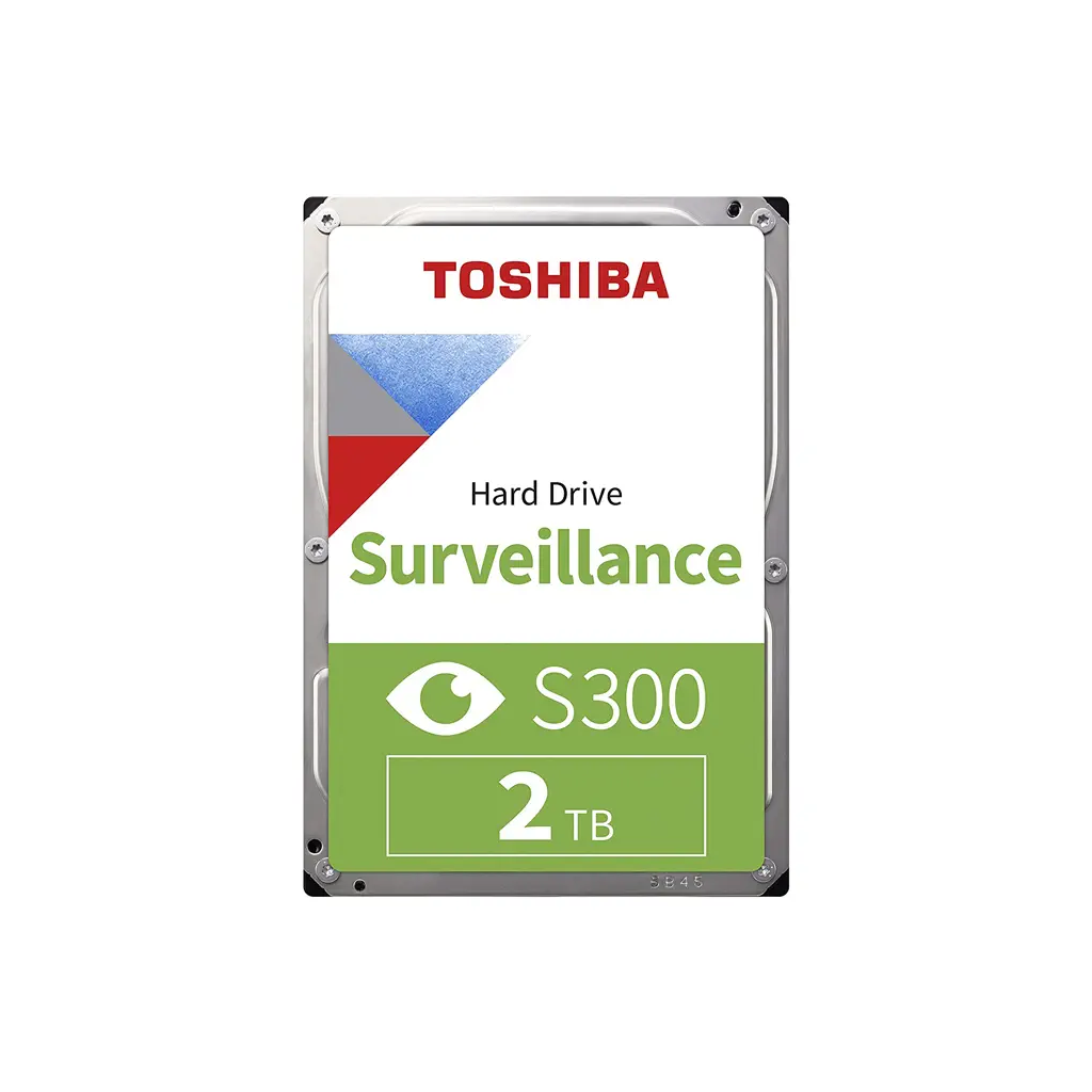 TOSHIBA S300, HDWT720UZSVA, 3.5", 2TB, 128Mb 5400 Rpm, 7/24 Güvenlik HDD (Türkiye Distribütörü Garantili)