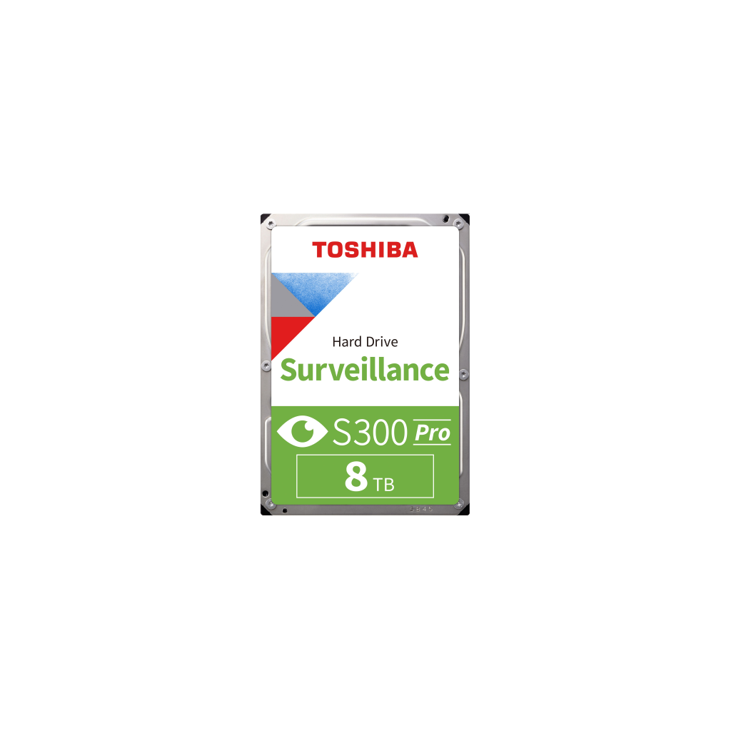 TOSHIBA S300 PRO, MD10ADA800V, 3.5", 8TB, 512Mb 7200 Rpm, 7/24 Güvenlik HDD (Türkiye Distribütörü Garantili)