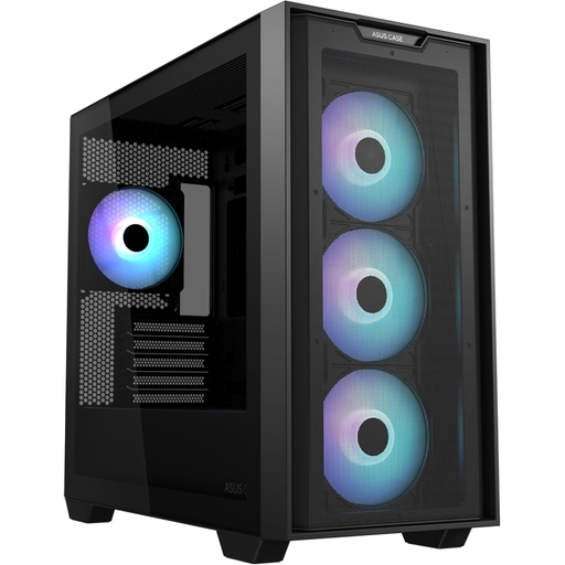 [A21-ARGB] ASUS A21 PLUS, PSU YOK, Tempered Glass, ARGB, Micro ATX, GAMING KASA