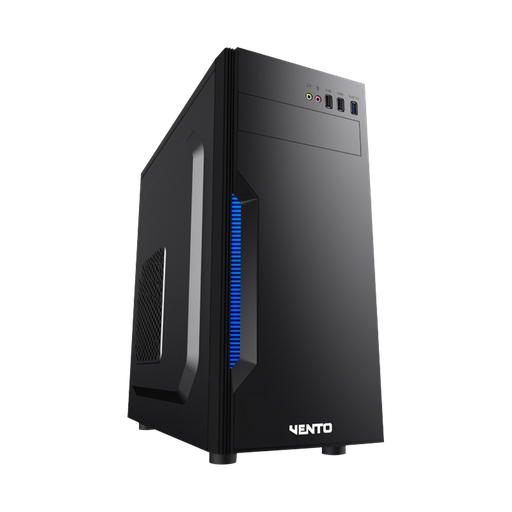 [TA-K61-550W] VENTO TA-K61 Mid Tower, 550W 80+ Siyah, ATX Kurumsal KASA