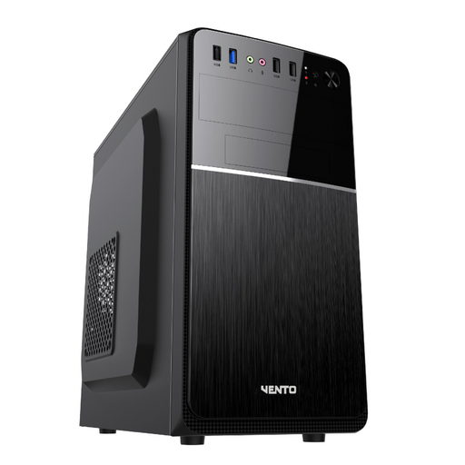 [TML0117400] VENTO TML0117 Mid Tower, Peak 400W Siyah, ATX Kurumsal KASA