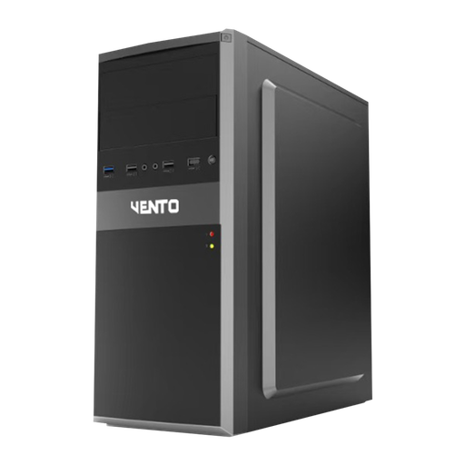 [VENTO-TA-K62-650W] VENTO TA-K62 Mid Tower, 650W 80+ Siyah, ATX Kurumsal KASA